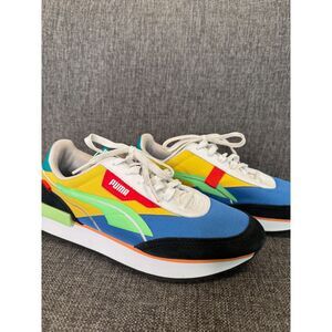 Puma Future Rider Sneakers Mens 7 Womens 8.5 Colorblock Retro Runner 382043